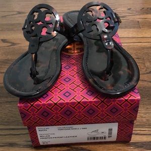 Tory Burch Miller Tortoise Shell Sandals